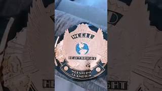 WWF Winged Eagle 5.5MM CNC 24K Gold Plated made be Great Custom Belts Reggie Park Signature Marked