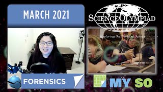 Science Olympiad MY SO STEM Session for Forensics Month – Career Pathways and Alumni Interviews