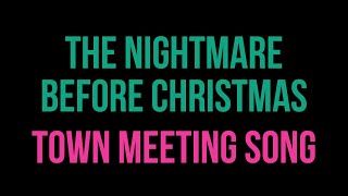 The Nightmare Before Christmas (Danny Elfman) - Town Meeting Song [Karaoke]