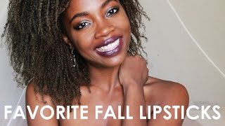 FAVORITE FALL LIPSTICKS 2014