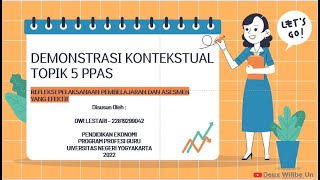 PRINSIP PENGAJARAN DAN ASESMEN YANG EFEKTIF 1 - DEMONSTRASI KONTEKSTUAL TOPIK 5