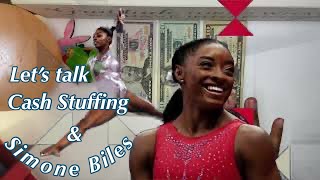 Cash Stuffing Sinking Funds | Let’s stuff and talk Simone Biles 🤸🏾‍♀️🤸🏽‍♂️🤸🏾‍♀️