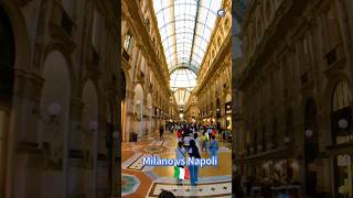 Who is the copycat? Milano vs Napoli, the shopping malls.  #shorts #travel #trending