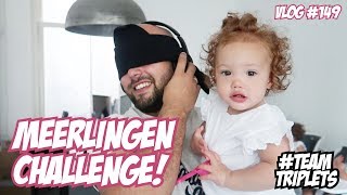 HERKEN JIJ JE KINDEREN GEBLINDDOEKT?! CHALLENGE ☆ DRIELING FAMILIE VLOG #149