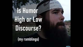 The Real Reason You Can't Say "It's Just a Joke" (My Ramblings)