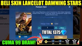 DRAW EVENT DAWNING STARS PHASE 2 | BELI SKIN LANCELOT CUMA 1375 DIAMOND - MOBILE LEGENDS