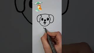 Drawing a Cute Puppy 🐶 😍