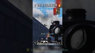 1 vs 6 Clutch 🔥🥵 PUBG Mobile #pubg #bgmi #gaming #shorts #short #trending #viral