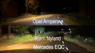 EQC and Ampera-e light test.