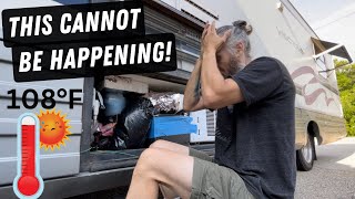 Our DIY AC Broke On The Hottest Day Of The Year!!