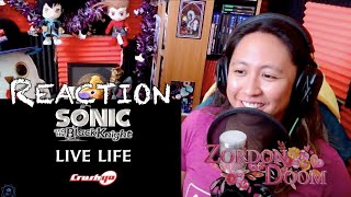 ZorDon Reacts to SONIC AND THE BLACK KNIGHT "LIVE LIFE" ANIMATED LYRICS | Fandom Fridays