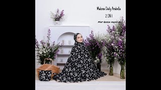 Mukena Arabella 2 in 1 Mat Rayon Premium