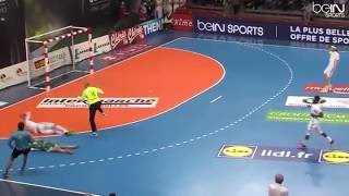 Handball goalkeeper Thierry Omeyer receive red card