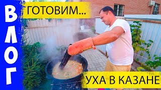 Влог / Готовим уху в Казане / Жизнь в кайф