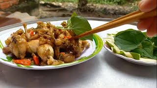 Ngon bá chấy cùng món Ếch kho xả ớt | Frog cooked with fish sause and citronella, chili