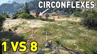 WoT | E-75 vs 8 - World of Tanks (Circonflexes in enemy team)