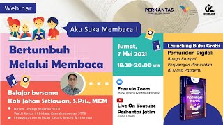 ROOMLINE - WEBINAR : Aku Suka Membaca (Bertumbuh Melalui Membaca)