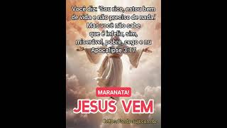 CUIDADO COM AS RIQUEZAS NA TERRA! JESUS VEM!!! Apocalipse 3:17 - ANDRÉ IUJI