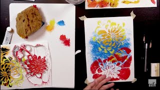 Studio Art Tutorials at Home: Overlaying Stencils