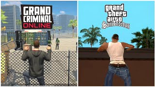 Grand Criminal Online vs Gta San Andreas | Game Comparison 2021