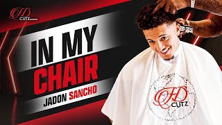 Cutting Jadon Sancho in Marbella