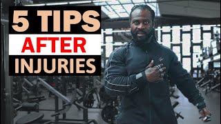 WILLIAM BONAC I TOP 5 TIPS AFTER INJURY