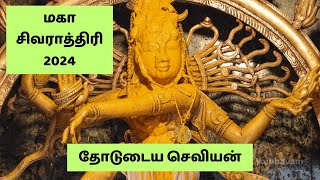 மகா சிவராத்திரி 2024 அன்று செல்வம் தரும் சிவன் பக்தி பாடல்கள் | தோடுடைய செவியன் | Maha Shivaratri