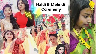 Monalisa dee's | Mehandi & Haldi Ceremony | Rituals Vlog