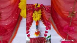 Simple Decoration for puja part-2 #puja #trending #decoration