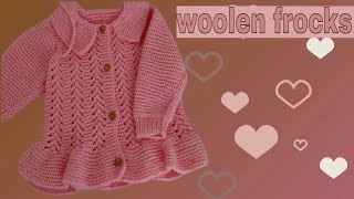 Baby Woolen Frock Design🌞woolen sweater design