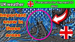 10 day trend / UK Weather: Snow forecast for the next 10 days / significant snow accumulations