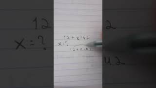 Matemática - Qual é o valor de X