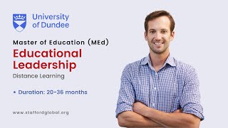 Masters in Educational Leadership - Master of Education (MEd) | University of Dundee (UK)