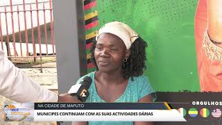 MAPUTO: Falta de transporte e passageiros estabelecimentos encerrados caracterizam a capital do país