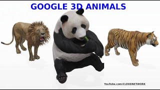 How to View/Watch Google 3D Animals Tiger, Lion, Penguin, Snake and other animals on Android Phone