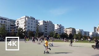 [4K] Walking Tour Gleisdreieck Park on a hot summer day (Berlin)