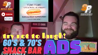 TRY NOT TO LAUGH! | 60's & 70's SNACK BAR ADS | Sizzle Rock Entertainment