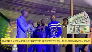 How Apostle Dan Emaasit Surprised Teso artists with Dollars and Euros live on stage