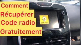 Comment Récupérer Code autoradio pour Renault￼ Clio￼4 Gratuitement￼ ￼