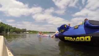 Floating on the tubes