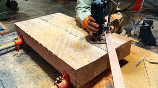 Solid Wood Processing Idea With Extremely Unique And Creative Design // Inspiring Woodworking Design