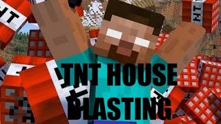 TNT house blasting 😱