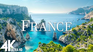 FLYING OVER FRANCE (4K UHD) — расслабляющая музыка и красивые видеоролики о природе