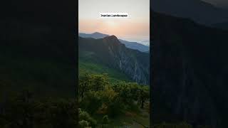 یکی از قله های زیبای مشرف به روستای زیارت و شهر گرگان ، قله زبله است 😍⛰️🌳🌧️