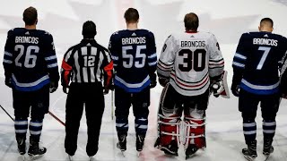 NHL players, fans pay tribute to Humboldt bus crash victims