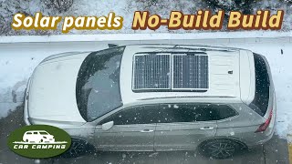 DIY SUV Solar Panel System｜ No-Build Build｜How much power can two 100W solar panels  generate?