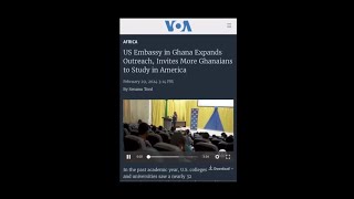 US Embassy in Ghana Expands Outreach, Invites More Ghanaians to Study in America