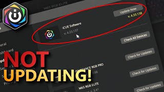 How to Fix Corsair iCUE Software Not Updating From iCUE