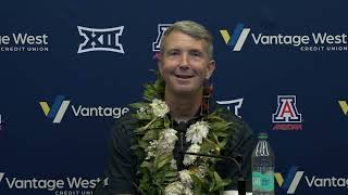 Arizona Football Postgame Press Conference - Brent Brennan