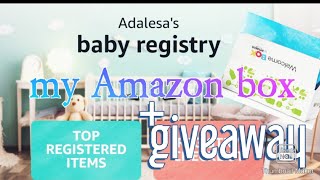 Baby Amazon unboxing +giveaway 2019 ,Christmas.